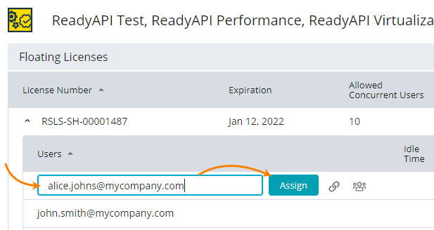 Assign a license Assign a license