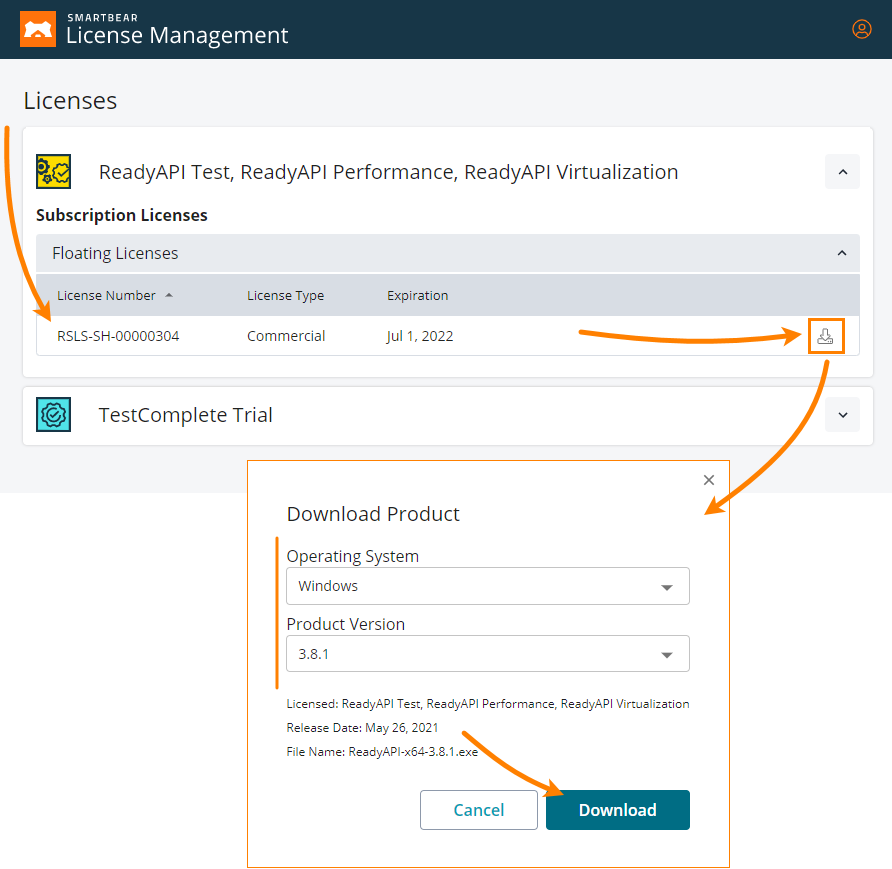 Download product installer Download product installer