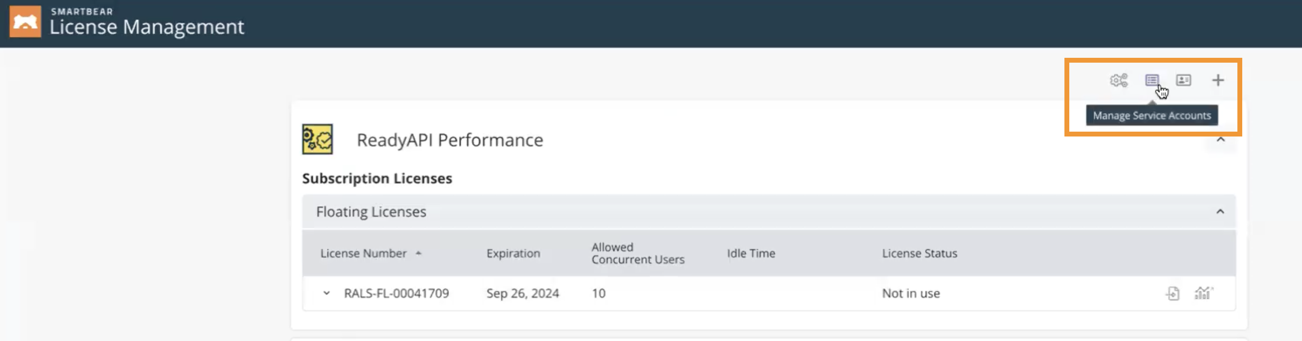 service accounts service accounts