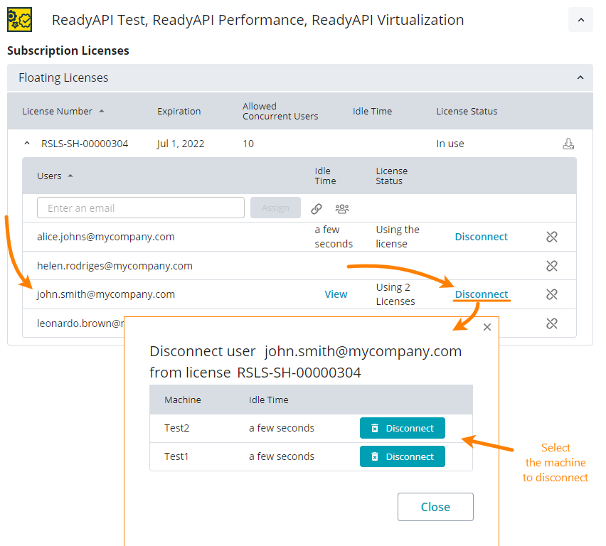 Disconnect from multiple machines Disconnect from multiple machines